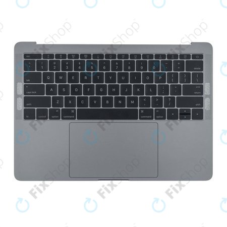 Apple MacBook Pro 13" A1708 (Late 2016 - Mid 2017) - Upper Frame Keyboard + Keyboard US + Microphone + Trackpad + Redner (Space Gray)