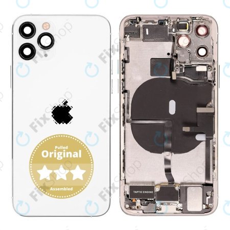 Apple iPhone 11 Pro – Backcover (Silber) Pulled