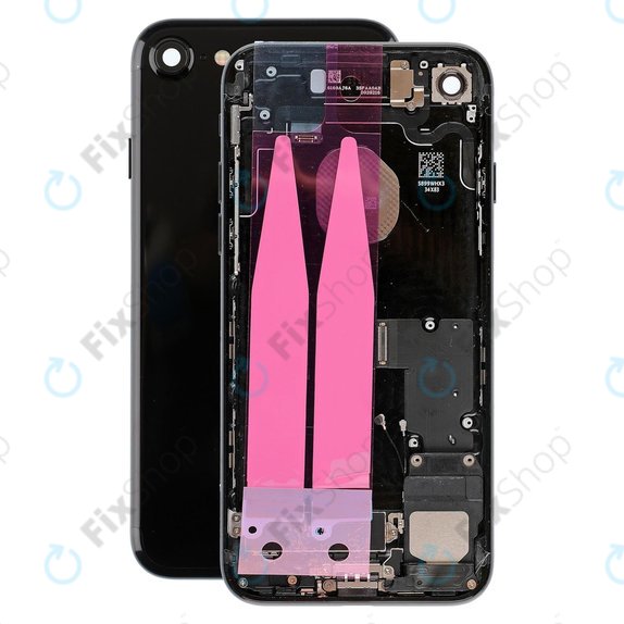 Apple iPhone 7 - Backcover/Kleinteilen (Jet Black)