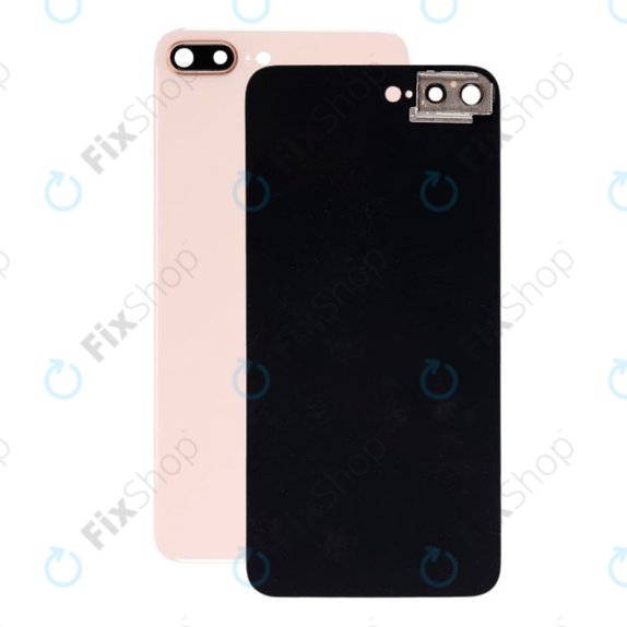 Apple iPhone 8 Plus - Backcover Glas mit Kamerahalterung (Gold)