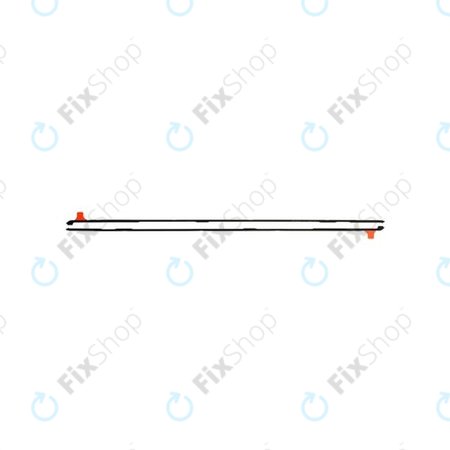 Huawei MediaPad M5 CMR-AL09 - LCD Klebestreifen Sticker (Adhesive) (Untere) - 51637648