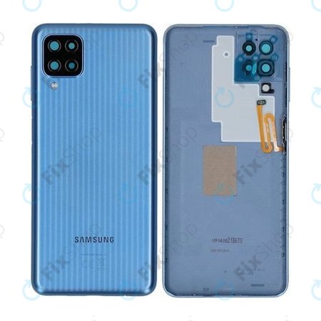 Samsung Galaxy M12 M127F - Akkudeckel (Blue) - GH82-25046C Genuine Service Pack