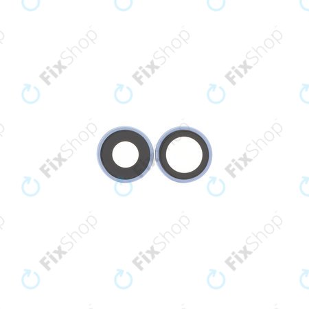 Apple iPhone 17 - Rückfahrkameraglas mit Rahmen (Mist Blue) - 2Stk.