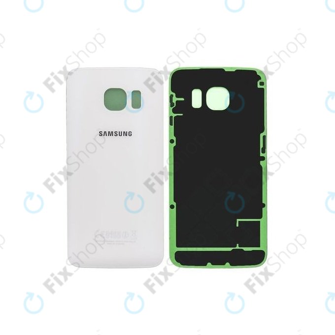Samsung Galaxy S6 Edge G925F - Akkudeckel (White Pearl) - GH82-09602B Genuine Service Pack