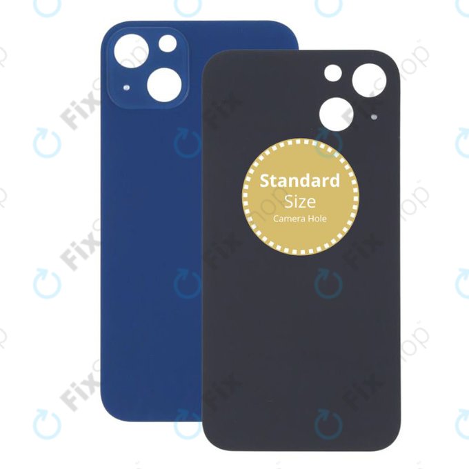 Apple iPhone 13 - Backcover Glas (Blue)