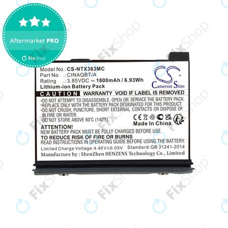 Akku batterie für Insta360 One X3, 1800mAh, Li-Ion, 3.85V, CINAQBT/A, HQ