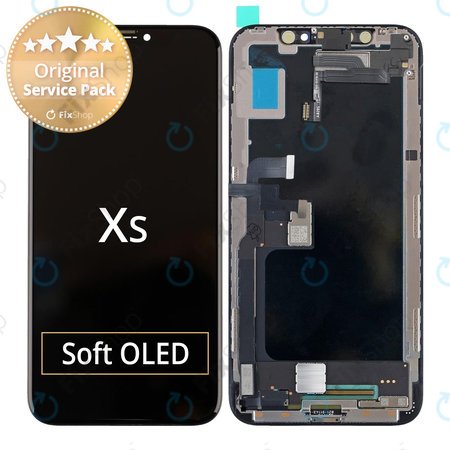 Apple iPhone XS - LCD Display + Touchscreen Front Glas + Rahmen - 661-12943 Genuine Service Pack