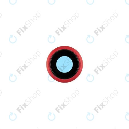 Apple iPhone 8, SE (2020), SE (2022) - Rahmen + Rückfahrkameraglas (Red)