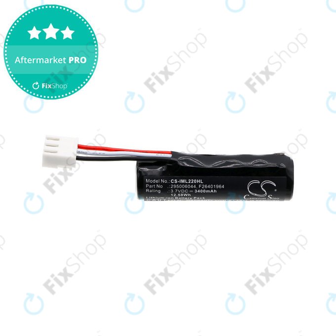 Batterie für Ingenico IWL220, 255, 258, 280, Ingenico MOVE 2500, 3000, 3500, 3400mAh, Li-Ion, 3.7V, 295006044, HQ