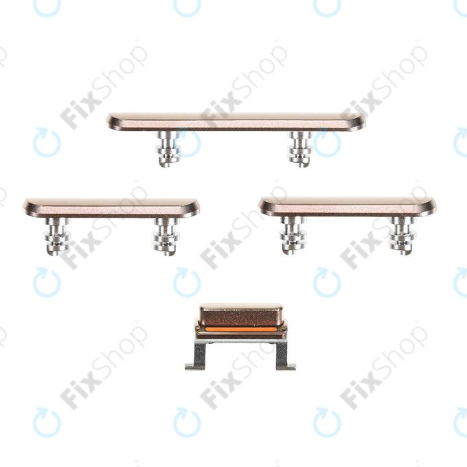 Apple iPhone XS Max - Einschalt- Silent Mode und Lautstärke Tasten (Gold)