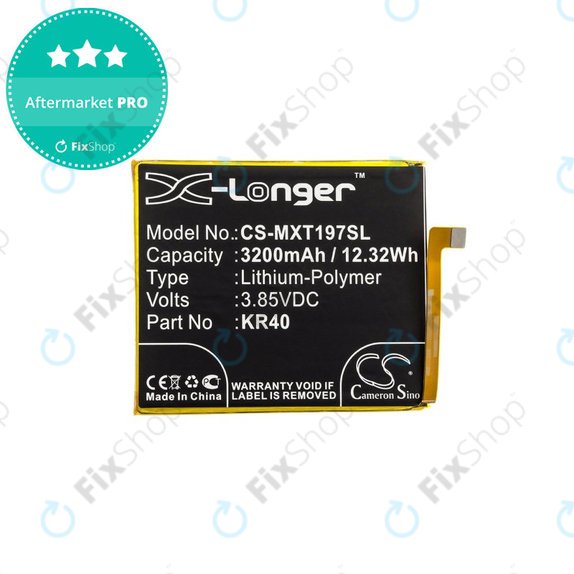 Motorola One Vision - Akku Batterie KR40 3200mAh HQ