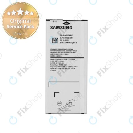 Samsung Galaxy A5 A510F (2016) - Akku Batterie EB-BA510ABE 2900mAh - GH43-04563A, GH43-04563B Genuine Service Pack