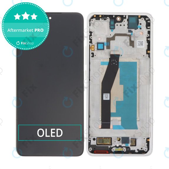 Xiaomi 14T 2406APNFAG - LCD Display + Touchscreen Front Glas + Rahmen (Titan Gray) OLED