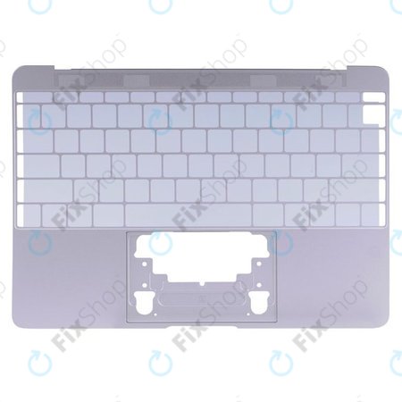 Apple MacBook 12" A1534 (Early 2015) - Oberer Rahmen Tastatur US (Silver)