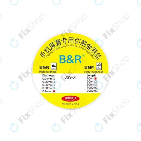 Gold Wire - Draht zum Trennen von LCD-Displays (0.1mm x 100M)