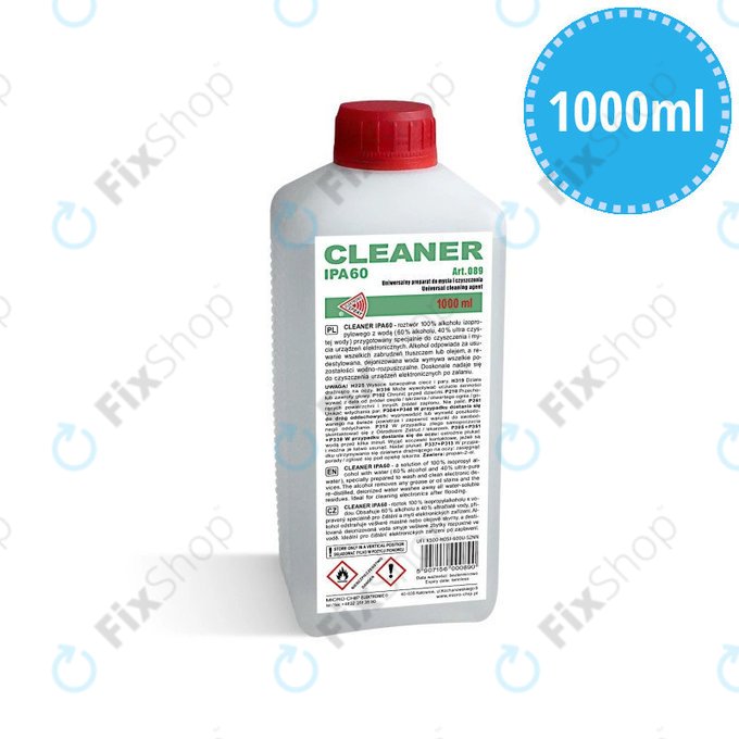 Isopropanol 60%, 1000 ml, Cleanser IPA