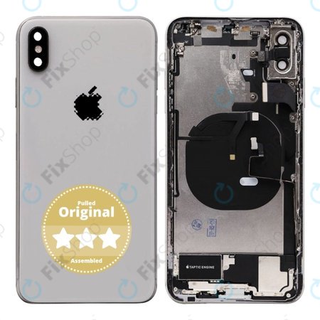 Apple iPhone XS Max – Backcover (Silber) Pulled