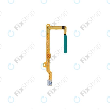 Huawei P40 Lite - Fingerabdrucksensor + Flex Kabel (Crush Green) - 02353KGQ Genuine Service Pack