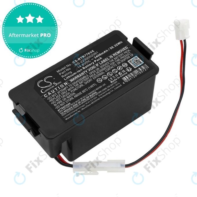 Rowenta RR7774, RR7755, Tefal RG7765 - Akku Batterie RS-2230002091 Li-Ion 14.8V 3400mAh HQ