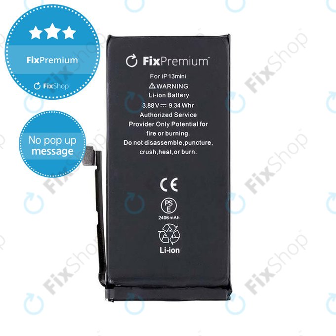 Batterie für iPhone 13 Mini, 2406mAh, DIAGNOSTIC