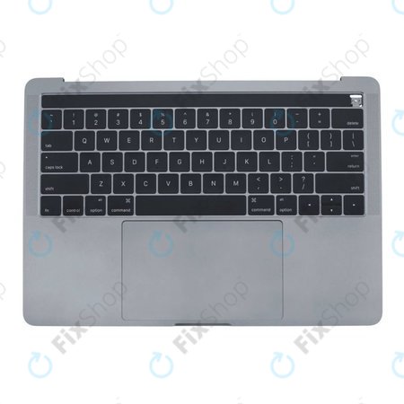 Apple MacBook Pro 13" A1706 (Late 2016 - Mid 2017) - Oberer Rahmen Tastatur + Tastatur US + Mikrofon + Trackpad + Redner (Space Gray)