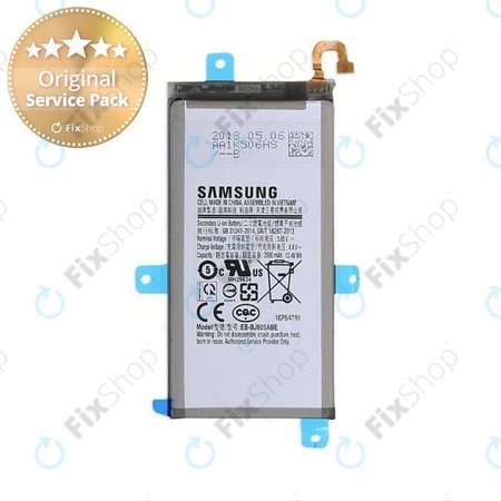Samsung Galaxy A6 Plus A605 (2018) - Akku Batterie EB-BJ805ABE 3500mAh - GH82-16480A Genuine Service Pack