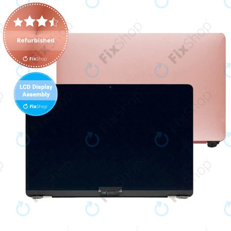 Apple MacBook Air 13" A1932 (2019), 13" A2179 (2020) - LCD Display + Frontglas + Abdeckung (Gold) Refurbished
