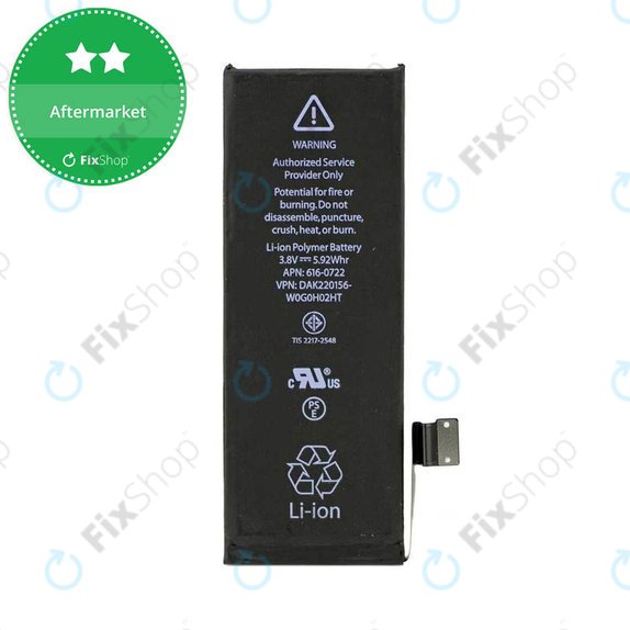 Akku Batterie für iPhone 5S, 1560mAh