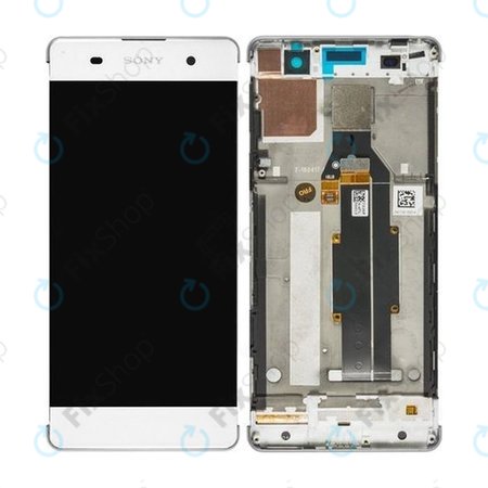 Sony Xperia XA F3111 - LCD Display + Touchscreen front Glas + Rahmen (Weiß) - 78PA3100030, 78PA3100080