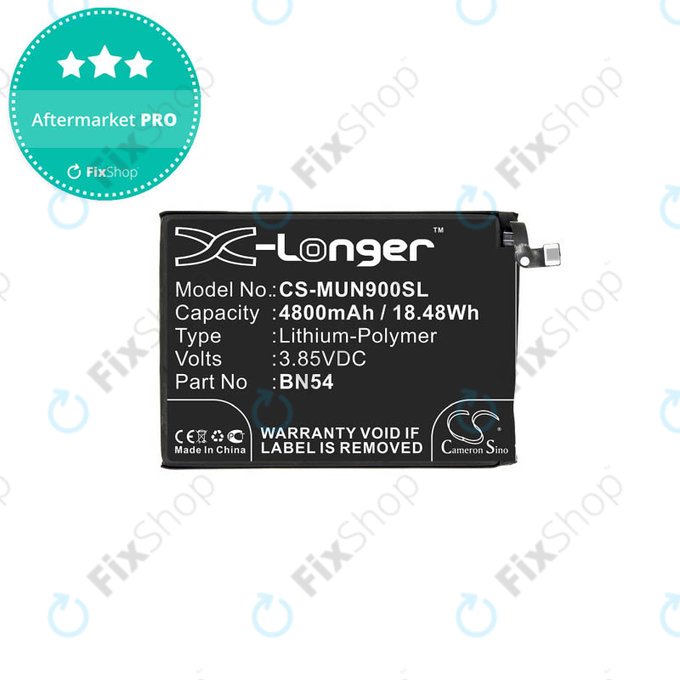 Xiaomi Redmi 9, 9A, Note 9 - Akku Batterie BN54 4800mAh HQ