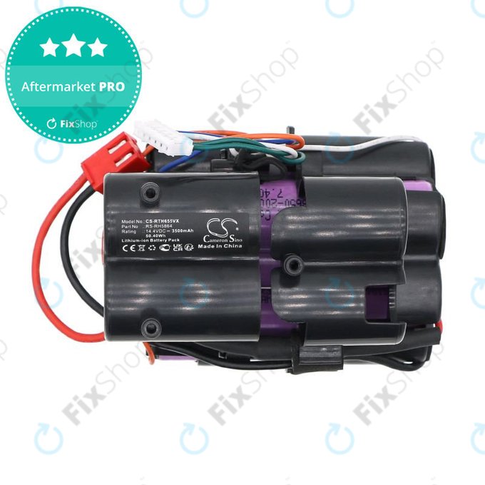 Akku batterie für Rowenta Moulinex MS654WI/BA0, RH6547, RH6545, 3500mAh, Li-Ion, 14.4V, RS-RH5864, HQ