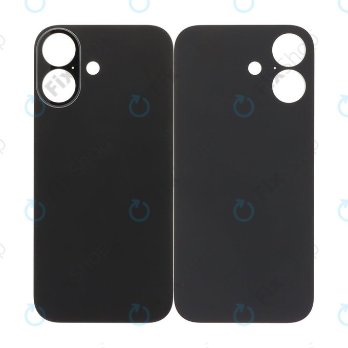 Apple iPhone 17 - Backcover Glas Vergrössertes Ringloch für die Kamera (Black)