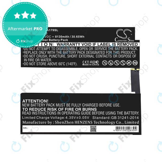 Apple iPad Pro 10.5 (2017) - Akku Batterie A1798 8130mAh HQ