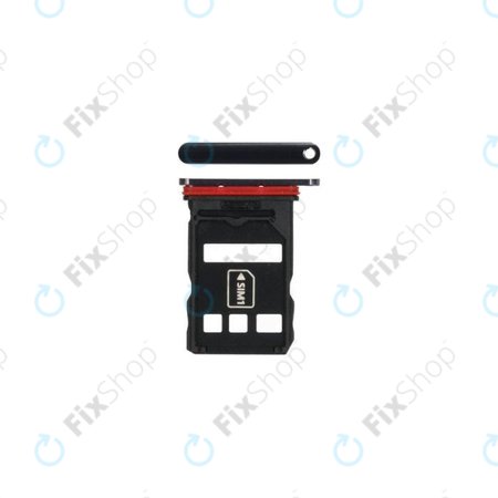 Huawei P40 - SIM Steckplatz Slot (Black) - 51661QTR Genuine Service Pack