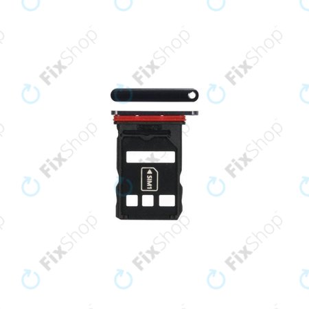 Huawei P40 - SIM Steckplatz Slot (Black) - 51661QTR Genuine Service Pack