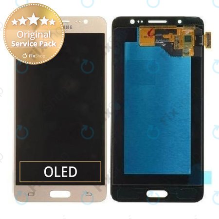 Samsung Galaxy J5 J510FN (2016) - LCD Display + Touchscreen Front Glas (Gold) - GH97-18792A, GH97-19466A, GH97-18962A, GH97-19467A Genuine Service Pack