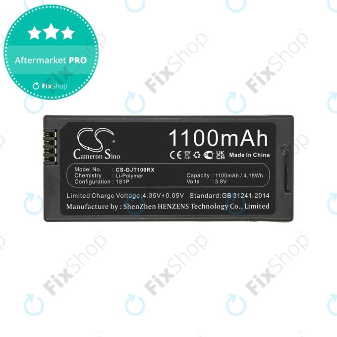 Akku batterie für DJI Tello, 1100mAh, Li-Pol, 3.8V, T01, HQ