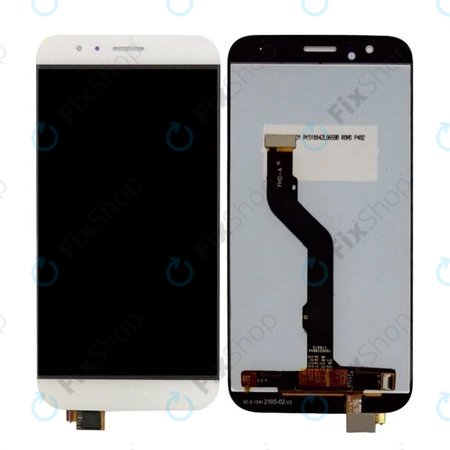 Huawei G8 - LCD Display + Touchscreen Front Glas (Weiss) OEM