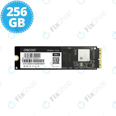 Oscoo ON900A PCIe - SSD 256GB - MacBook Air, Pro (Late 2013 - 2017)