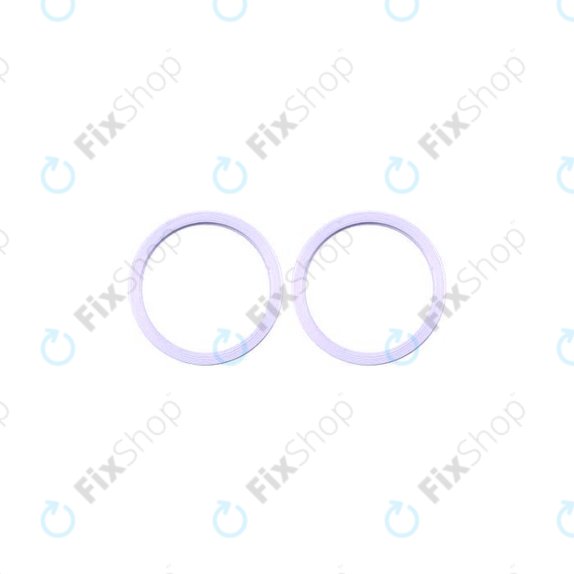 Apple iPhone 11, 12, 12 mini - Rückfahrkamera Schieberahmen (Purple) - 2Stk.