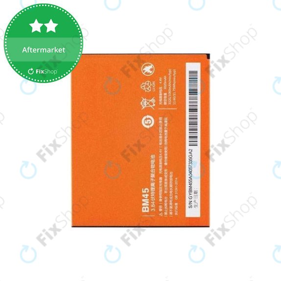 Xiaomi Redmi Note 2 - Akku Batterie BM45 3060mAh