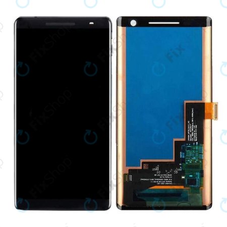 Nokia 8 Sirocco - LCD Display + Touchscreen front Glas (Schwarz)