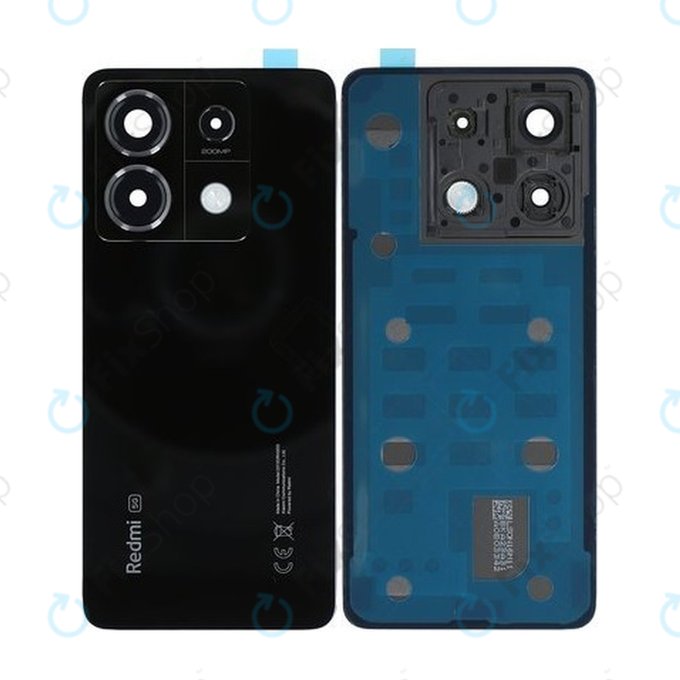 Xiaomi Redmi Note 13 Pro 5G 2312DRA50C - Akkudeckel (Midnight Black) - 5600090N1600 Genuine Service Pack