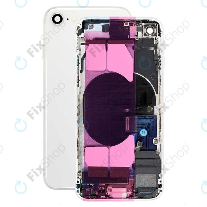 Apple iPhone 8 - Backcover/Kleinteilen (Silver)