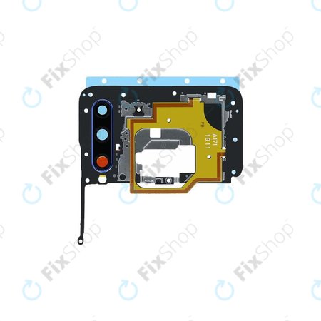 Huawei Honor 20 Lite - Rahmen + Rückfahrkameraglas + NFC (Phantom Blue) - 02352QMS