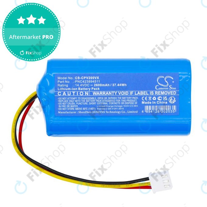 Akku batterie für ETA Nico 2219, 2600mAh, Li-Ion, 14.4V, PNC423894511, HQ