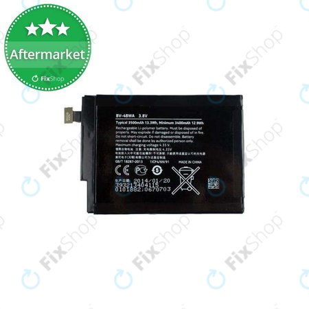 Nokia Lumia 1320 - Akku Batterie BV-4BWA 3500mAh