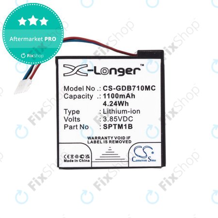 Batterie für Gopro Hero 7 Silver, White, 1100mAh, Li-Ion, 3.85V, SPTM1B, HQ