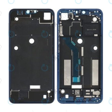 Xiaomi Mi 8 Lite - Vorder Rahmen (Aurora Blue)
