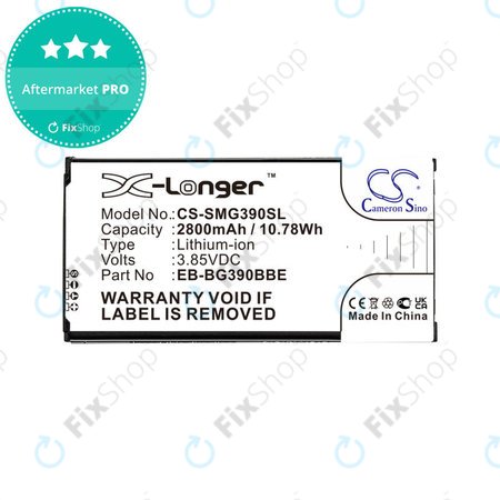 Batterie für Samsung Galaxy Xcover 4, 4S, 2800mAh, Li-Ion, 3.85V, EB-BG390BBE, HQ